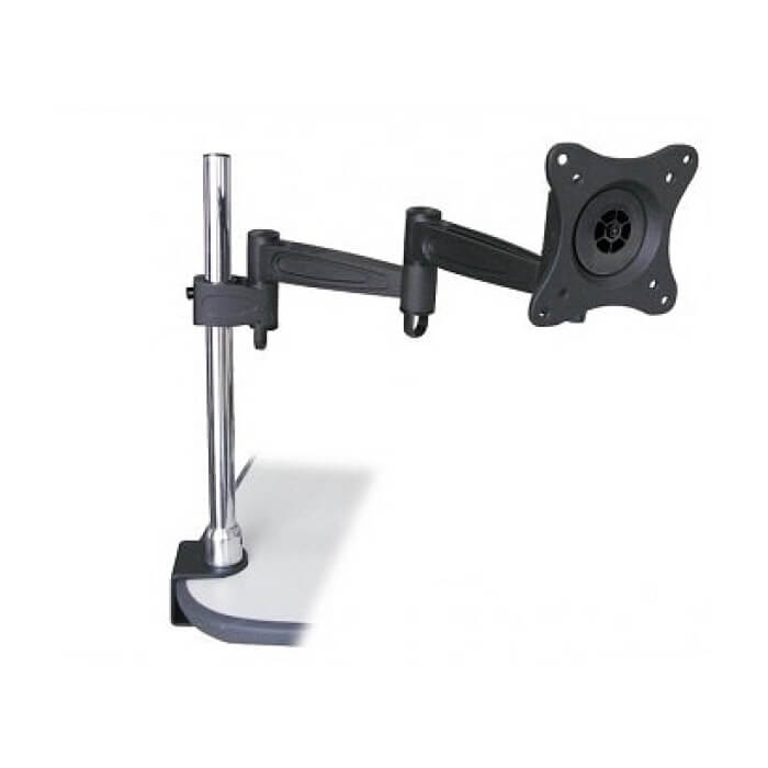 Sunne 10"-24", Desk Bracket, Tilt&Swivel - 15°&180°, max 15kg, Pivot 360°, max VESA 75-100x75-100, height adjustable up to 400 mm, screen to holder - 447 mm ID 66647 на супер цена