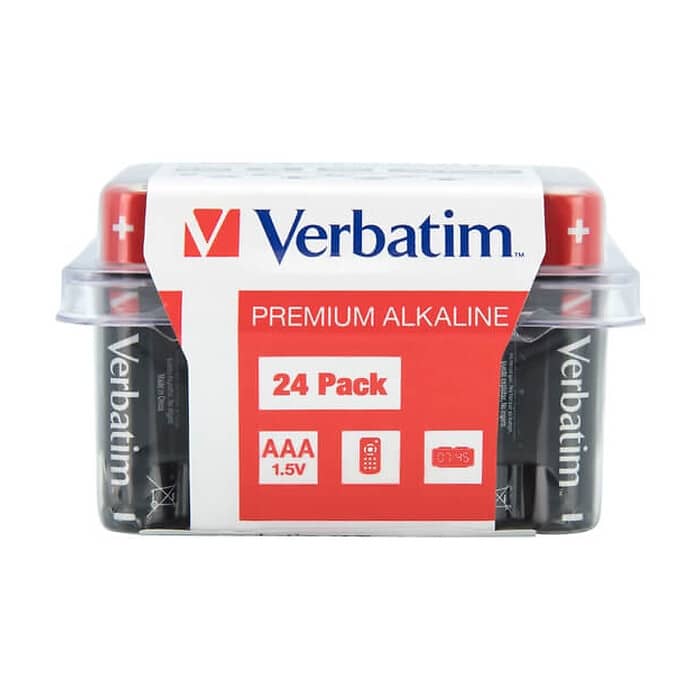 Verbatim ALKALINE BATTERY AAA 24 PACK (BOX) на супер цена
