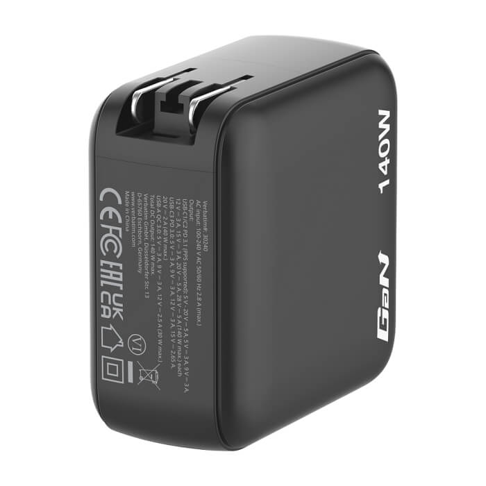 Verbatim Mini GaN Charger 140W with Display ID 95947 (тъмнейл - 3)