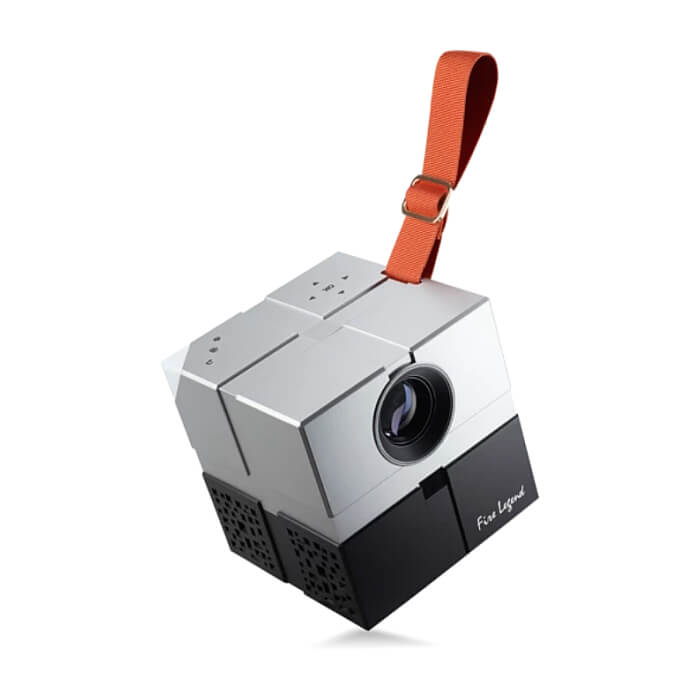 AOPEN L20 (powered by Acer), portable, LCD, 720p (1280x720), 5500 LED Lm (135 ANSI), 1 000:1, HDMI, USB (Type A,), AV (Composite+Audio R/L), WiFi, Audio out, DC Out (5V/0.5A), 2x3W ID 98171 (тъмнейл - 4)