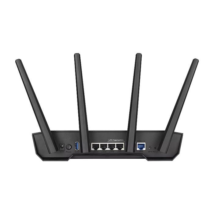 Asus Gaming Wireless Router,TUF Gaming AX3000 V2, AX3000, Dual-Band, Quad-Core 1.7GHz CPU, 256MB/512MB Flash/RAM, 2.5G port, AiProtection Pro, Adaptive QoS, VPN Fusion, IPTV, OFDMA (тъмнейл - 2)