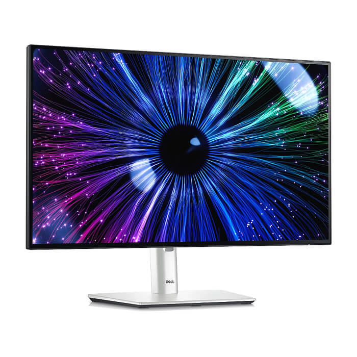 Dell U2424HE, 23.8" IPS Anti-Glare, UltraSharp InfinityEdge, 5ms, 1000:1, 250 cd/m2, FullHD 1920x1080, 120 Hz, 100% sRGB, HDMI, DisplayPort, USB-C Hub, USB 3.2 hub, RJ45, KVM ComfortView Plus, Height Adjustable, Pivot, Swivel, Tilt, Black ID 65235 (тъмнейл - 3)