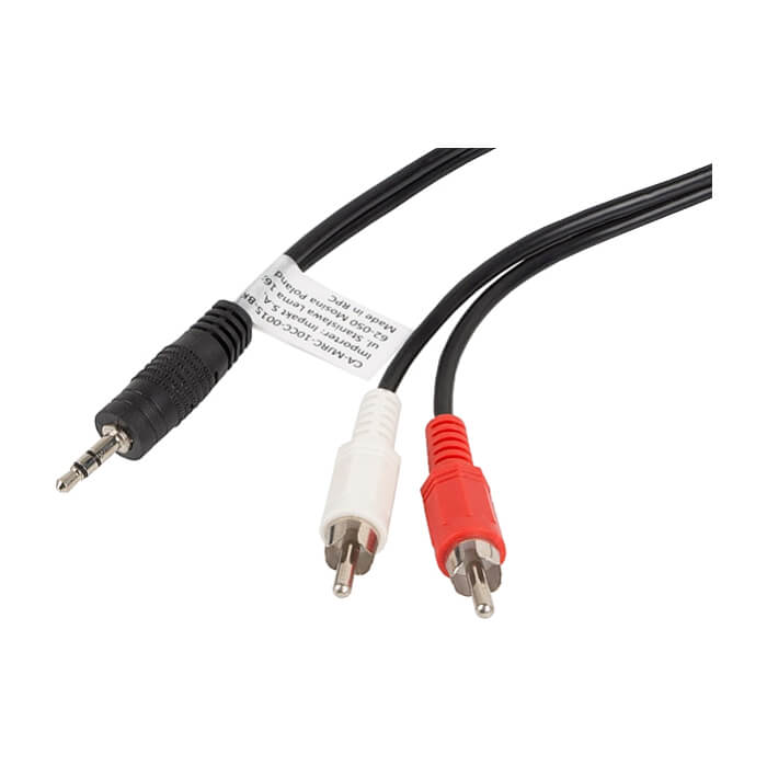 Кабел - Lanberg mini jack 3.5mm (M) 3 pin -> 2X RCA (chinch) (M) cable 1.5m ID 72589 на супер цена от GT Computers Кабел - Lanberg mini jack 3.5mm (M) 3 pin -> 2X RCA (chinch) (M) cable 1.5m ID 72589 на супер цена