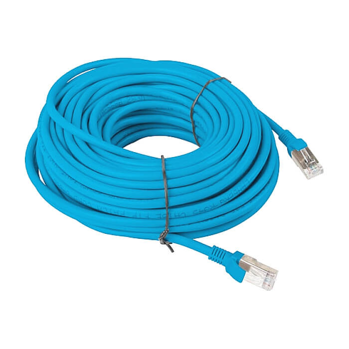 Кабел - Lanberg patch cord CAT.6 20m, blue ID 72150 (тъмнейл - 2)