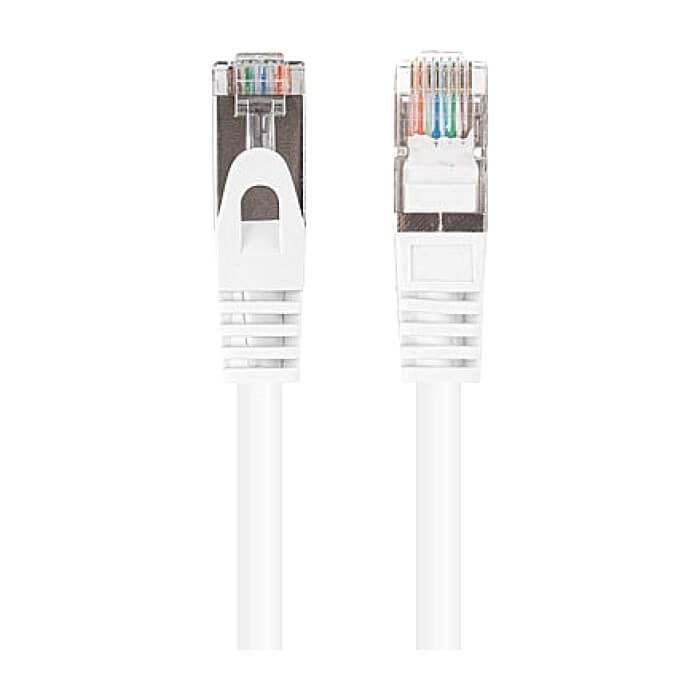 Кабел - Lanberg patch cord CAT.6 FTP 1.5m fluke passed (10-pack), white ID 72364 (тъмнейл - 2)