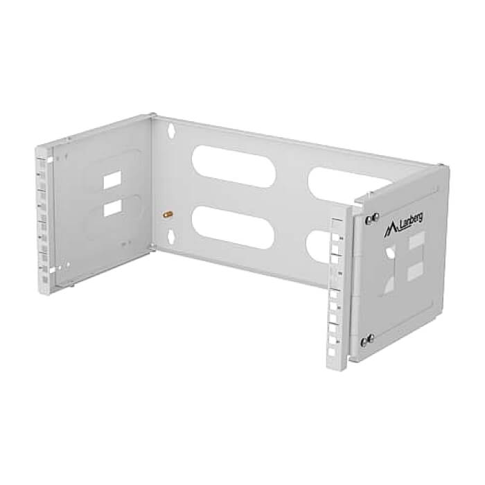 Lanberg Folding Bracket, wall-mount 19" 4U 497x400/240, Grey (тъмнейл - 3)