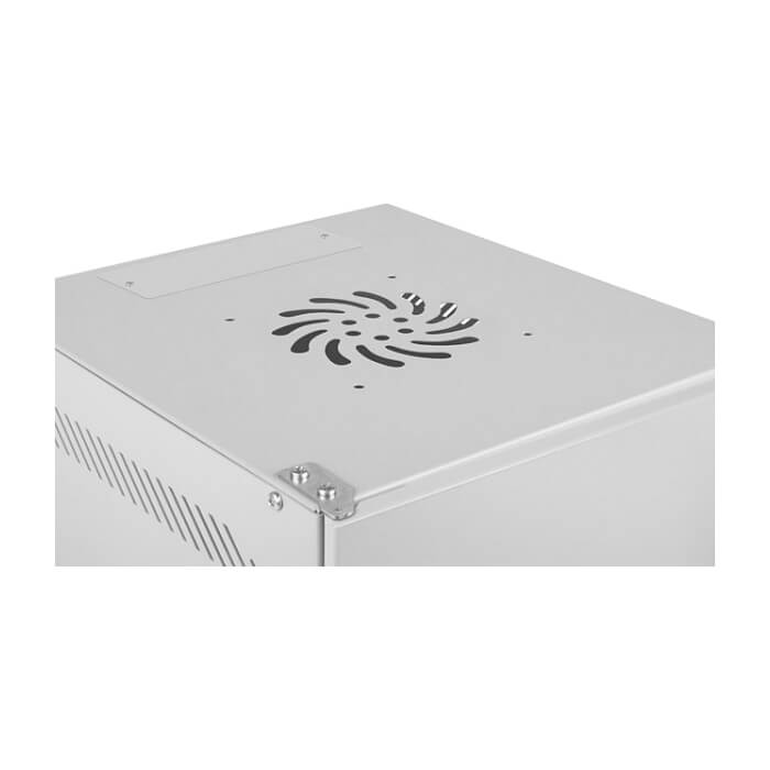 Lanberg rack cabinet 10" wall-mount 6U/280x310 for self-assembly with metal door grey (flat pack) ID 87209 (тъмнейл - 2)