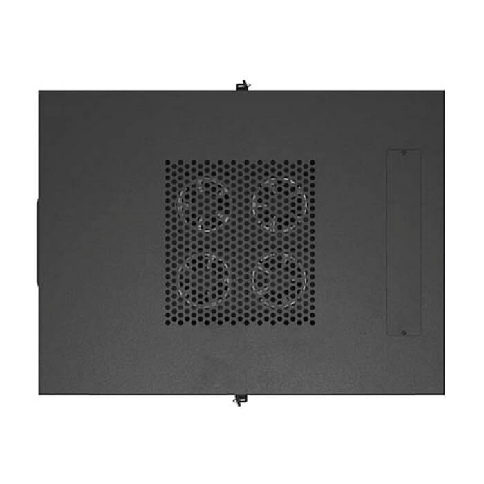 Lanberg Rack Cabinet 19" Free-Standing 24U/600X800 (FlAT Pack) With Mesh Door LCD Black V2 ID 98068 (тъмнейл - 4)