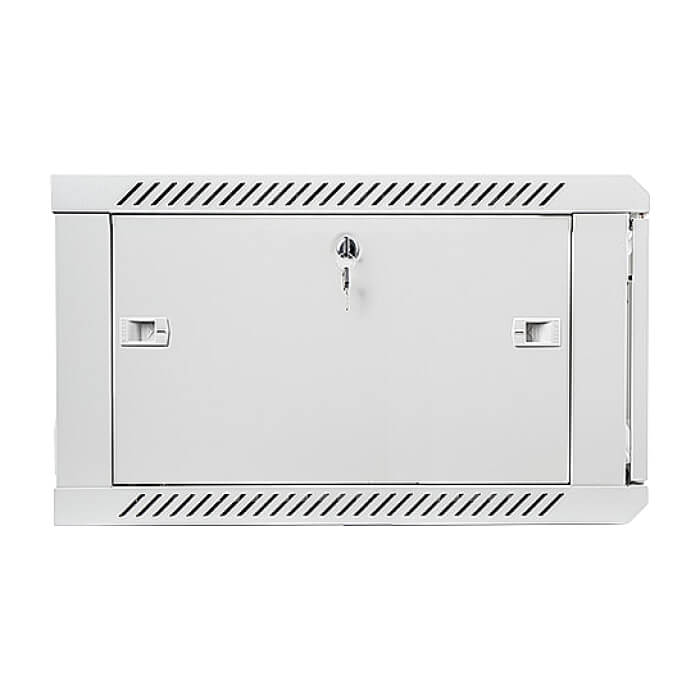 Lanberg rack cabinet 19” wall-mount 6U / 600x600 for self-assembly (flat pack), grey ID 71884 (тъмнейл - 4)