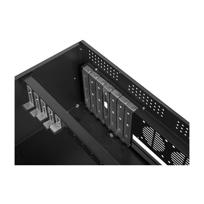 Lanberg rackmount server chassis ATX 450/08 19"/4U ID 62870 (тъмнейл - 5)