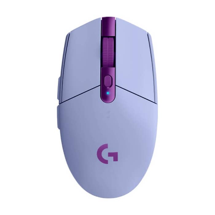 Logitech G305 Wireless Mouse, Lightsync RGB, Lightspeed Wireless, HERO 12K DPI Sensor, 400 IPS, 6 Programmable Buttons, Lilac на супер цена