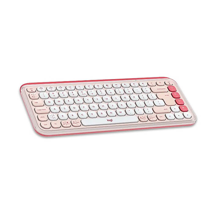 Logitech Pop Icon Keys - Rose - US INT'L - BT - N/A - INTNL-973 (тъмнейл - 3)
