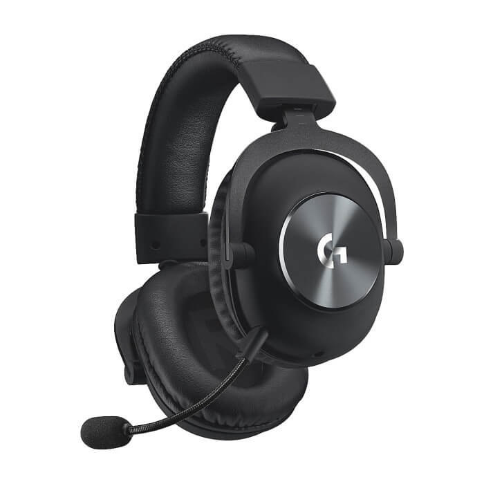 Logitech PRO X Headset, PRO-G 50 mm Drivers, 7.1 DTS Headphone:X 2.0 Surround, Leather/Mesh Memory Foam Ear Cushions, Blue Voice Microphone, Black ID 74584 на супер цена