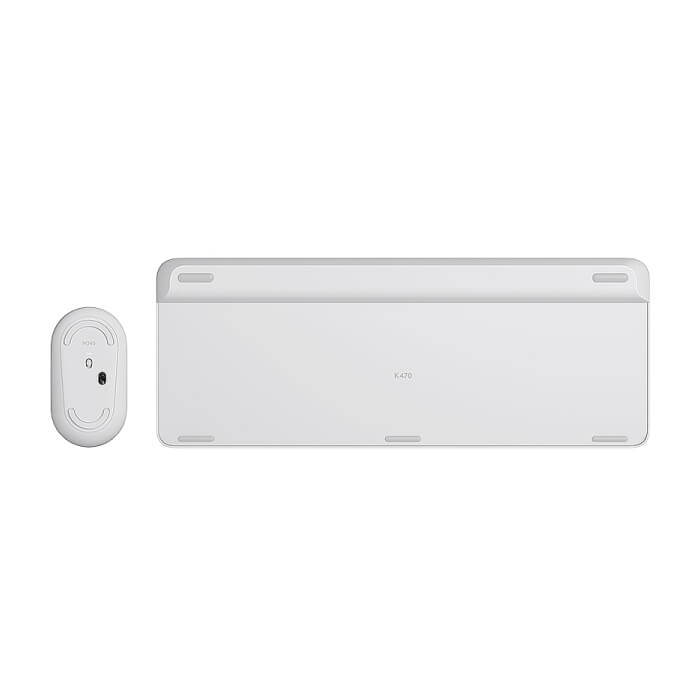 Logitech Slim Wireless Keyboard and Mouse Combo MK470 - OFFWHITE (тъмнейл - 4)