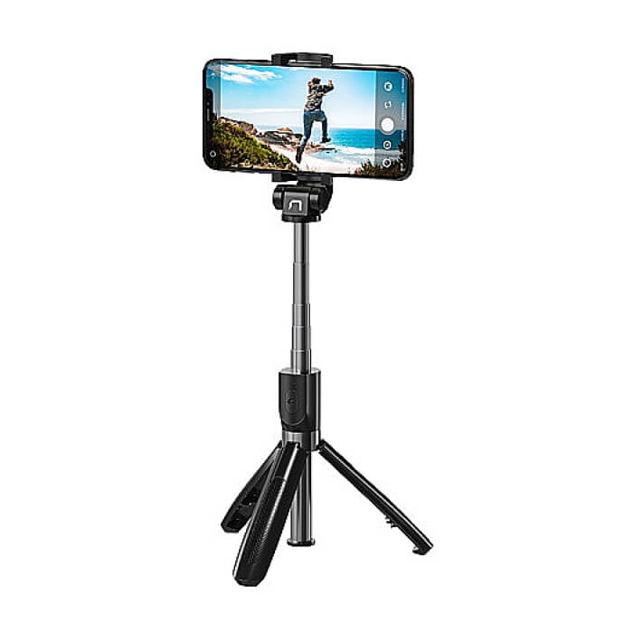 Natec Wireless Selfie Tripod Alvito BT 4.0 Black ID 64796 (тъмнейл - 2)