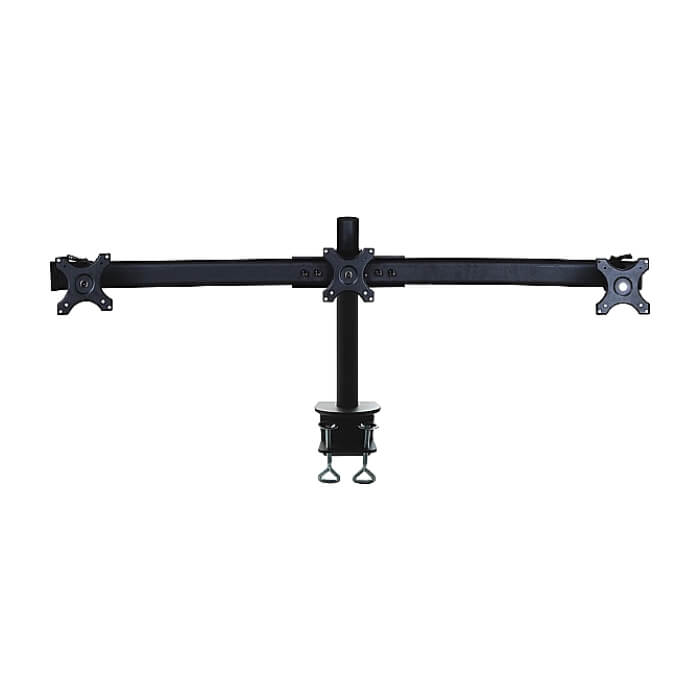 Neomounts by NewStar Flat Screen Desk Mount (clamp) for 3 Monitor Screens ID 66819 (тъмнейл - 2)