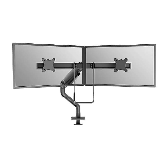 Neomounts Next One Desk Mount, double display crossbar (topfix clamp/grommet) ID 85763 (тъмнейл - 4)