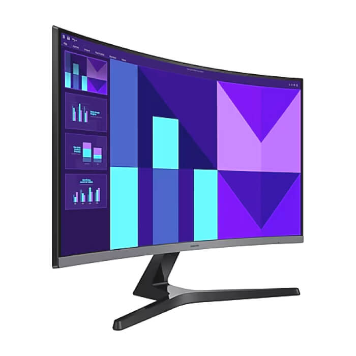 Samsung 27D392 27" Curved VA 1920x1080 4ms 100Hz D-Sub HDMI Black ID 88699 (тъмнейл - 3)