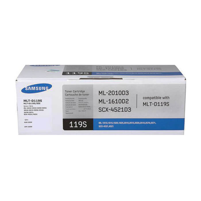 Samsung MLT-D119S Black Toner Cartridge ID 68080 на супер цена от GT Computers Samsung MLT-D119S Black Toner Cartridge ID 68080 на супер цена