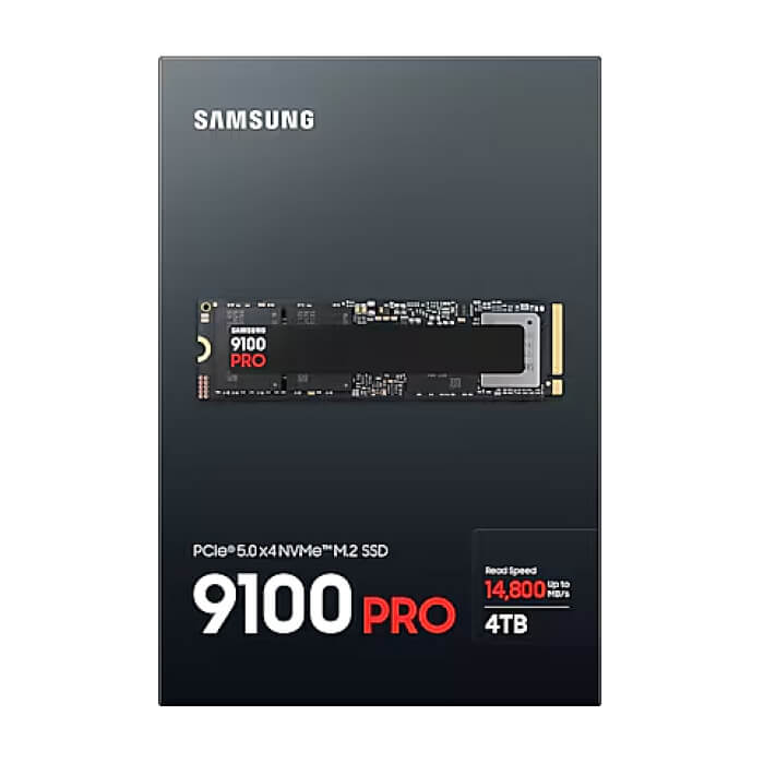 Samsung SSD 9100 PRO 4TB PCIe 5.0 NVMe 2.0 M.2 Read 14800 MB/s Write 13400 MB/s ID 97582 (тъмнейл - 5)