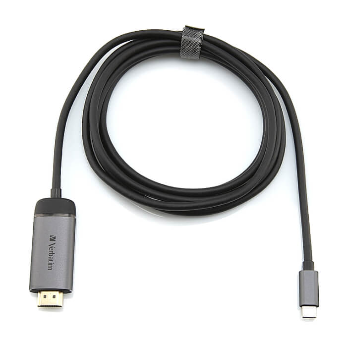 Verbatim USB-C to HDMI Adapter - USB 3.1 Gen 1/HDMI 1.5m Cable (тъмнейл - 2)