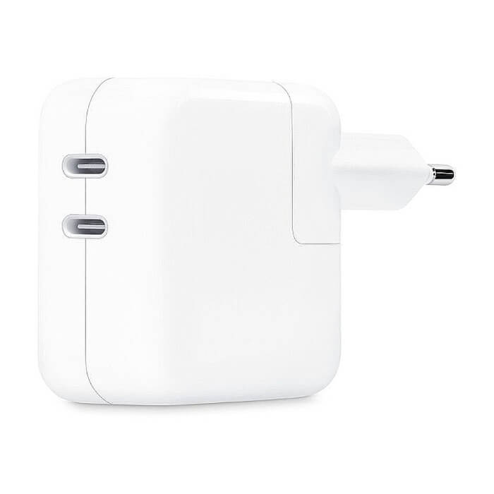 Apple Dual USB-C Power Adapter 35W (тъмнейл - 2)