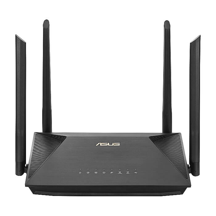 Asus Wireless Router,RT-AX1800U, AX1800, Dual-Band, Dual-Core 1.3GHz CPU, 128MB/256MB, Gigabit, Instant Guard, Traditional QoS, VPN server/client, IPTV, OFDMA, Beamforming, AiMesh,Black на супер цена