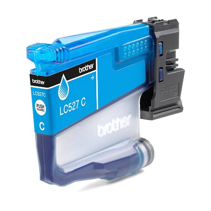 Brother LC527C Cyan Ink Cartridge for MFCJ5010DW/MFCJ5110DW - 900 page yield ID 99407 (тъмнейл - 2)