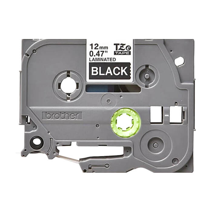 Brother TZe-335 Tape White on Black, Laminated, 12mm, 8m - Ecos ID 70741 на супер цена