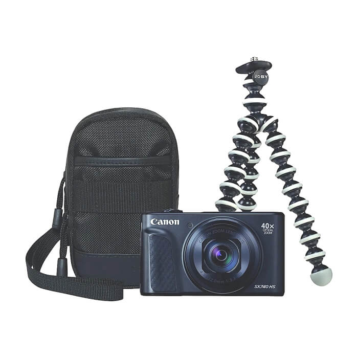 Canon PowerShot SX740 HS Lite Edition, Black, Travel kit (тъмнейл - 3)