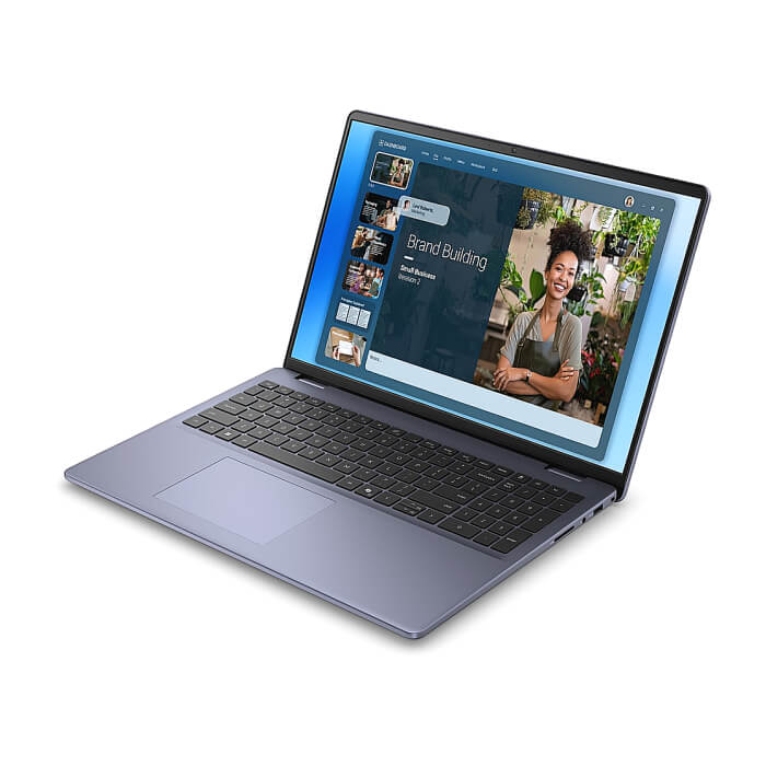 Dell 16 DC16251, Intel Core 7 150U (10 cores, up to 5.4 GHz), 16.0" FHD+(1920x1200) AG 300nits, 16GB, 2x8GB, DDR5, 5200 MT/s, 512GB M.2 PCIe, Intel Graphics, Cam, FPR, Wi-Fi 6 ID 90580 (тъмнейл - 3)