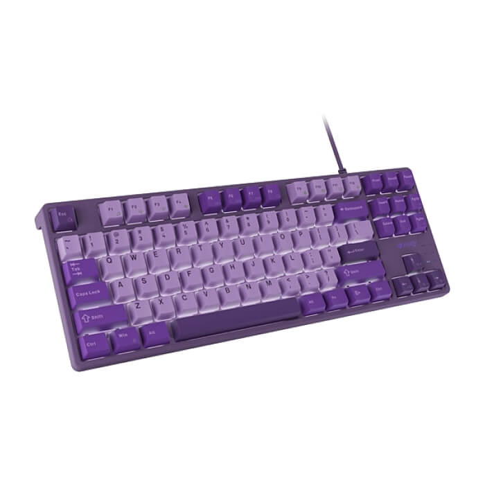 Fury Gaming Keyboard Kanabo K2, US layout, White backlight, Mechanical, Violet (тъмнейл - 2)