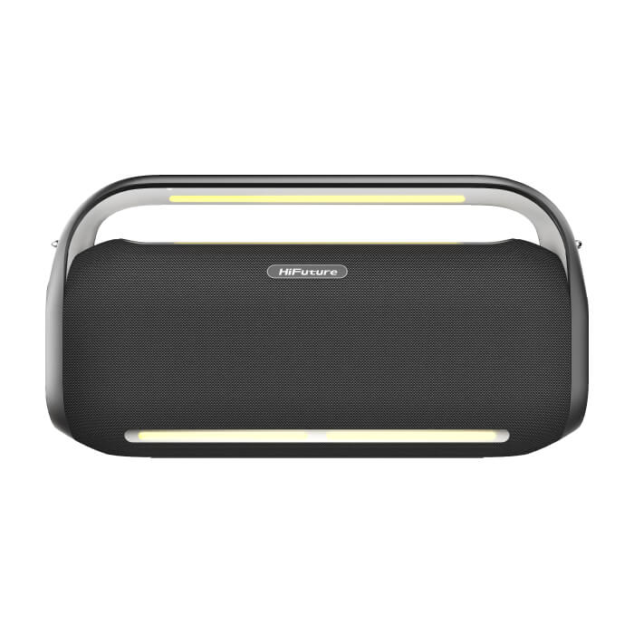 HiFuture MusicBox300 Black, 150W Output, Karaoke Enable, Two Wireless Microphone, 18000mAh Battery (Support Power Bank), RGB Lighting, Pair to Play (TWS Mode), Bluetooth 5.3 ID 94748 на супер цена