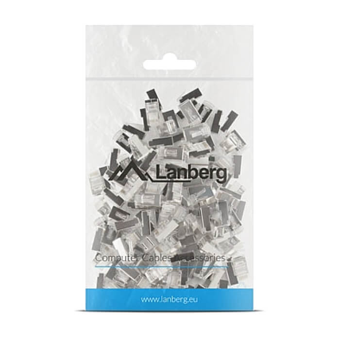 Lanberg RJ-45 FTP CAT.5e plug 8P8C (100 pcs) ID 72014 на супер цена от GT Computers Lanberg RJ-45 FTP CAT.5e plug 8P8C (100 pcs) ID 72014 на супер цена