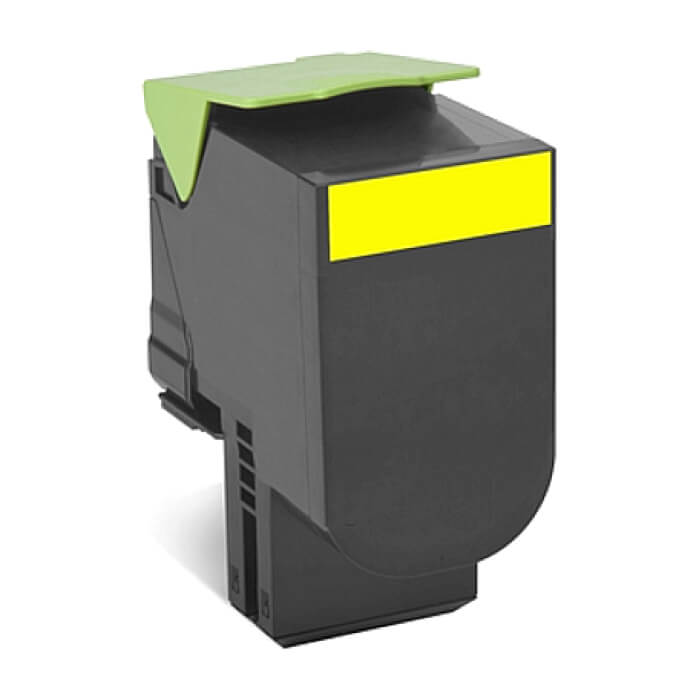 Lexmark 80C2XY0 CX510 Yellow Return Programme 4K Toner Cartridge ID 68462