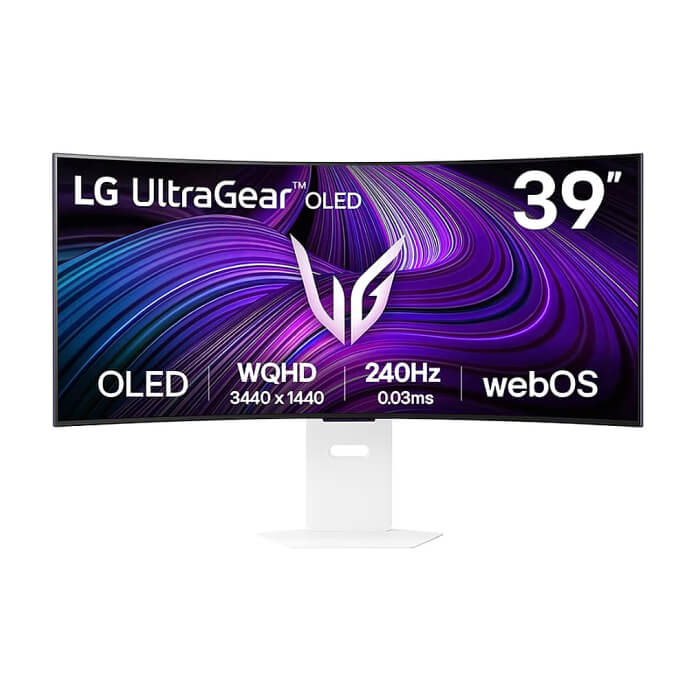 LG 39GX90SA-W, 39", OLED UltraGear 21:9 Curved Smart, IPS 0.03 ms, WQHD (3440x1440), 240Hz, HDR 10, 1500000:1, 250 cd/m2, DCI-P3 98.5%, USB 3.0, VRR, Free-sync, G-Sync, USB-C, ID 91401 на супер цена