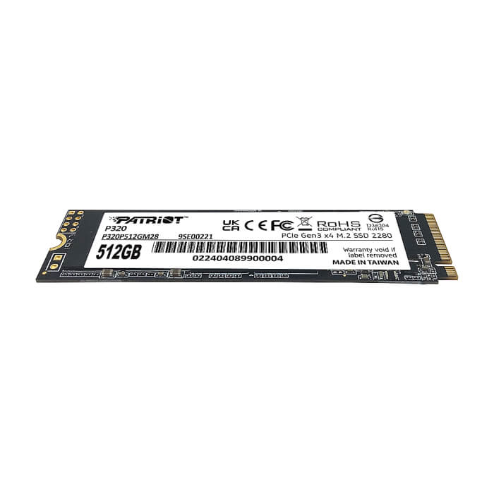 Patriot P320 512GB M.2 2280 PCIE ID 79497 (тъмнейл - 2)