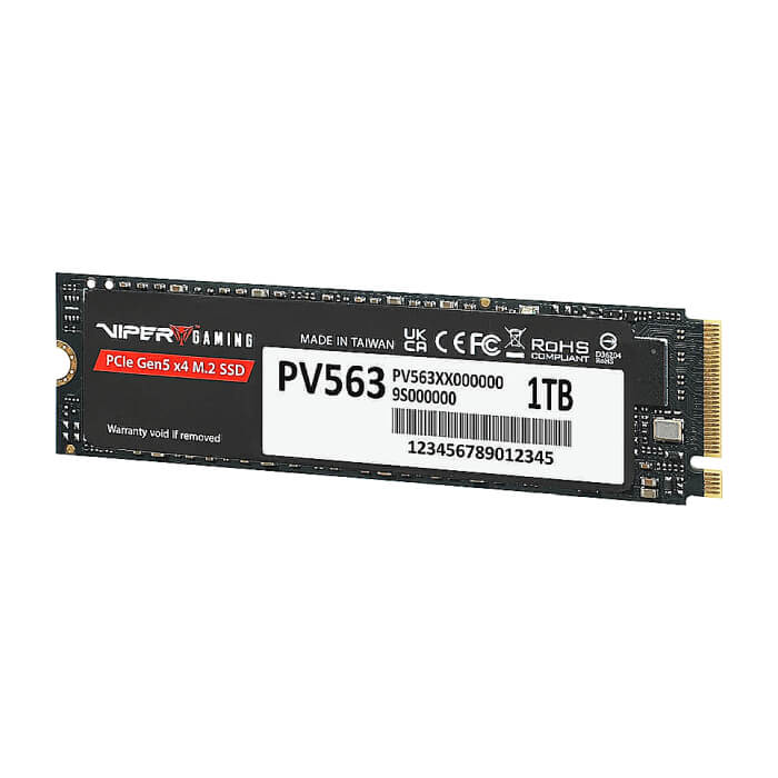 Patriot Viper PV563 1TB M.2 2280 PCIe Gen5 x4 SSD ID 95046 (тъмнейл - 3)