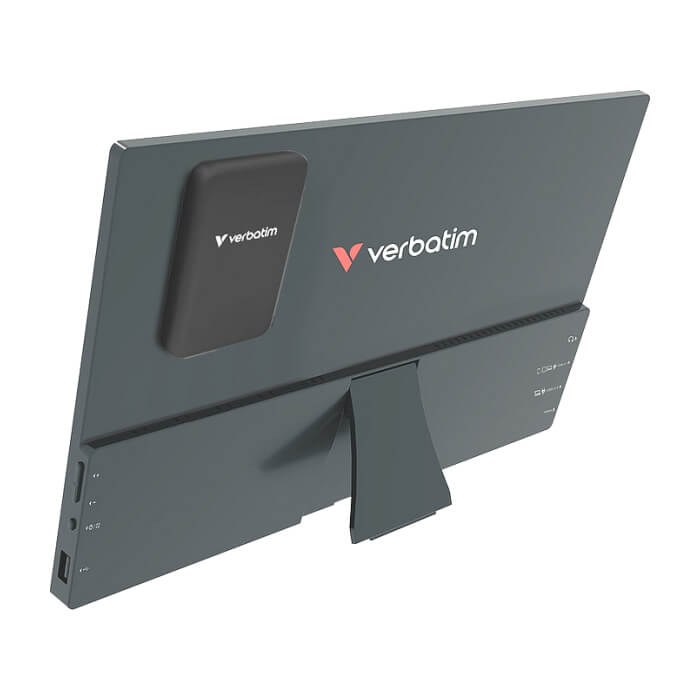 Verbatim Portable 14" FHD Touch Monitor LIGHT with Wireless Power Supply incl. Power Bank 5000mAh ID 90957 (тъмнейл - 3)
