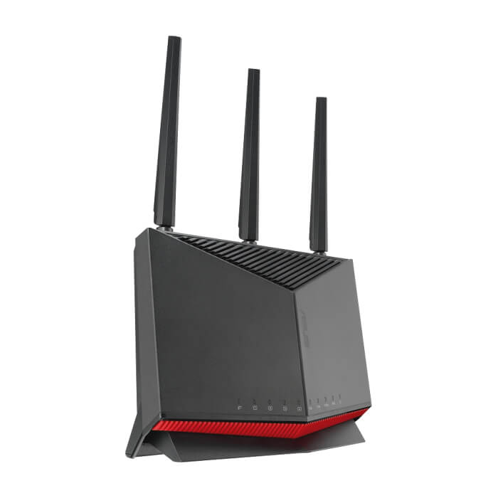 Asus Gaming Wireless Router, RT-BE86U, BE6800, Dual-Band, Quad-Core 2.6GHz CPU, 256MB/1GB Flash/RAM, 4K-QAM, MLO, 10G port, 2.5G quad-port, AiProtection Pro, Adaptive QoS, VPN Fusi (тъмнейл - 4)