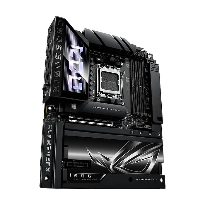 Asus ROG Crosshair X870E Hero BTF + Asus ROG RYUO IV 360 ARGB (тъмнейл - 4)