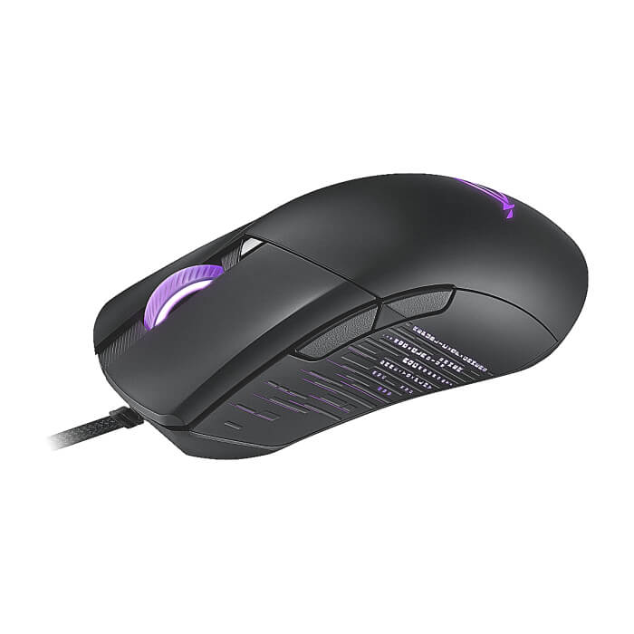 Asus ROG Gladius III Wired Gaming Mouse, 19K Optical Sensor, 19,000 DPI, 6 Programmable Buttons, RGB Lighting, ROG Switch Socket Design, Swappable Switches, Ergonomic, Black (тъмнейл - 4)