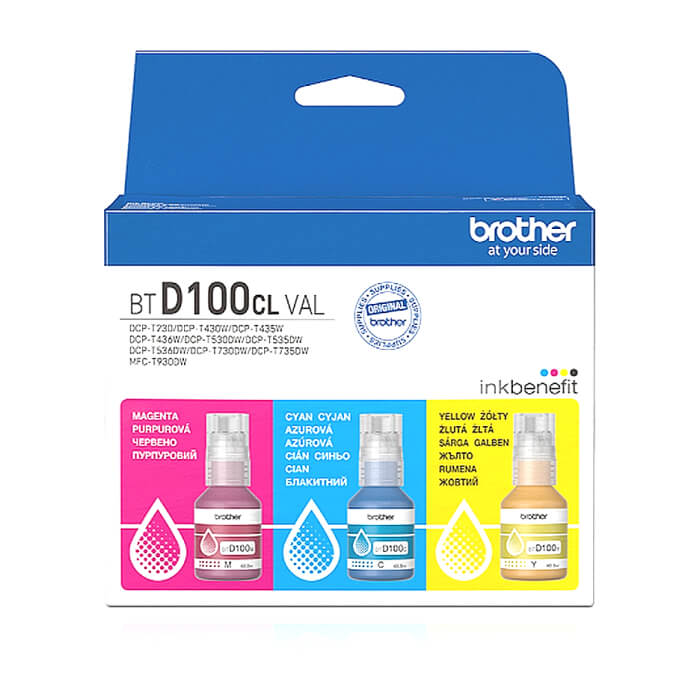 BTD100CLVAL Brother Coloured Multipack Ink Bottles ID 89718 (тъмнейл - 2)