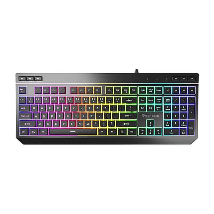 Genesis Gaming Keyboard Rhod 530 Rgb Backlight Us Layout Programmable на супер цена от GT Computers Genesis Gaming Keyboard Rhod 530 Rgb Backlight Us Layout Programmable на супер цена
