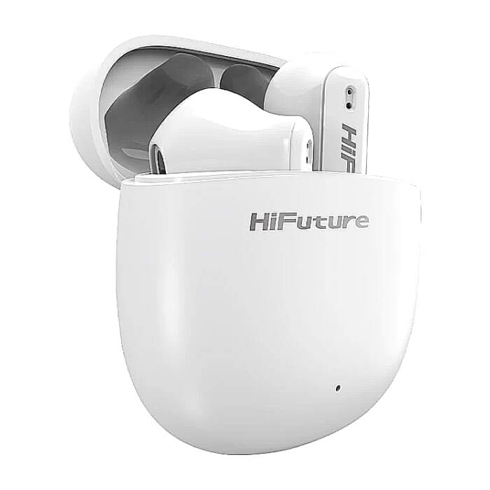 HiFuture ColorBuds2 White, Fashion TWS Earbuds, *5+15hours Play time, Bluetooth 5.3, 10MM Driver, Soft Bass, Comfort Fit, Colorful option ID 94712 (тъмнейл - 2)