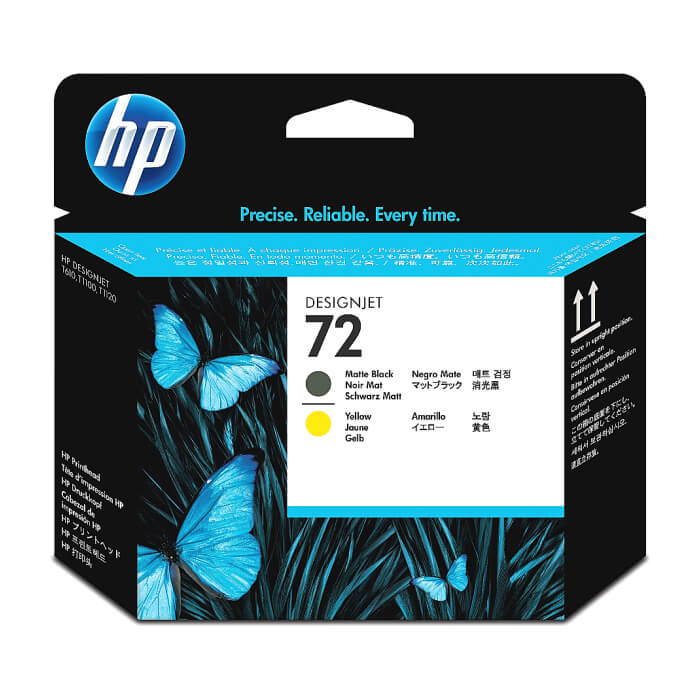 HP 72 Matte Black and Yellow Printhead ID 70250 на супер цена