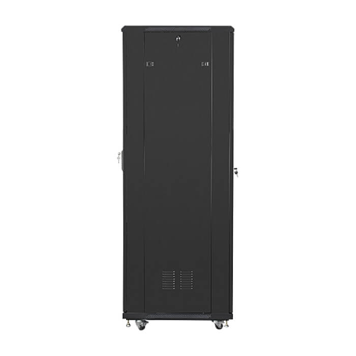 Lanberg rack cabinet 19" free-standing 42U / 600x800 self-assembly flat pack, black ID 71915 (тъмнейл - 4)
