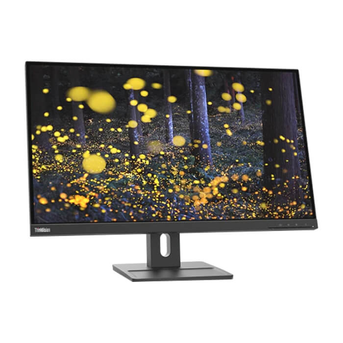 Lenovo ThinkVision E27q-20E 27" IPS, 16:9, 2560x1440, 4 ms, 1000:1, HDMI, DP, Tilt, Swivel, Pivot, Height Adjust Stand ID 65131 (тъмнейл - 4)
