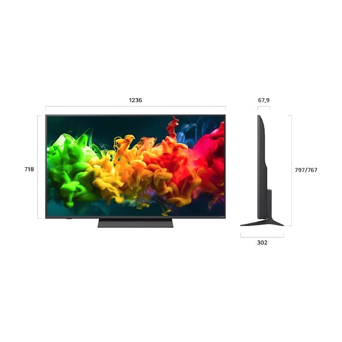 LG 55QNED81B3A, 55" 4K QNED MiniLED Smart TV, 3840x2160, DVB-T2/C/S2, Alpha 7 AI Processor, HDR10/HLG, webOS 26 ThinQ, VRR/ALLM/HGiG, 4K Super Upscaling, WiFi 5, Bluetooth 5.3, AirPlay 2, SPDIF, LAN, CI, HDMI, AI Sound Pro, Google Cast, Motion Booste (тъмнейл - 2)