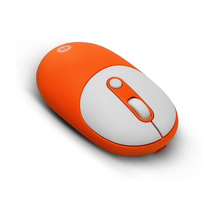 PackardBell The Dot Combo, PBA 600, BT Keyboard and mouse, Ergonomic Slim Design, Quiet Keys, US layout, Orange (тъмнейл - 2)